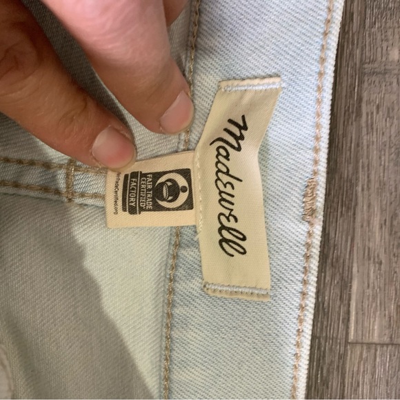 Madewell Jeans Size 27 The Mom Jean high wasted light wash EUC - Picture 8 of 13
